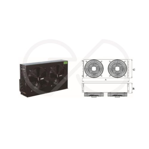 Kondenzátor BFN 22 ventilátorral 9kw