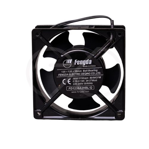 VENTILLÁTOR KERETES 120x120x38mm 220V