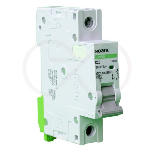 Noark 100099-Ex9BN 1P C20 kism. 6kA C kar 20A 1p